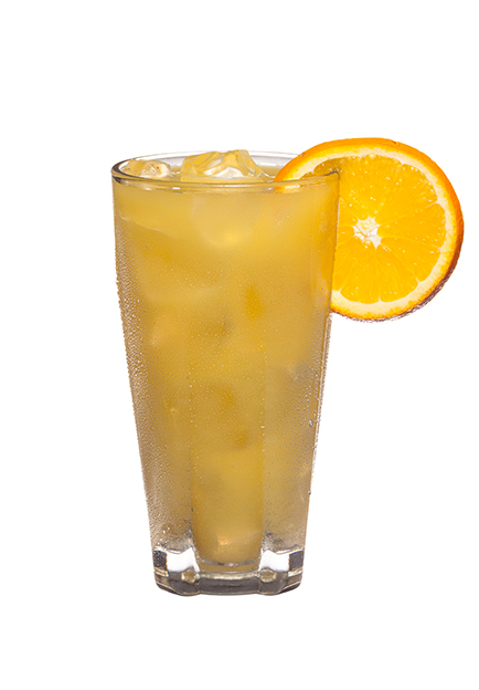 Orange juice outlet and sprite